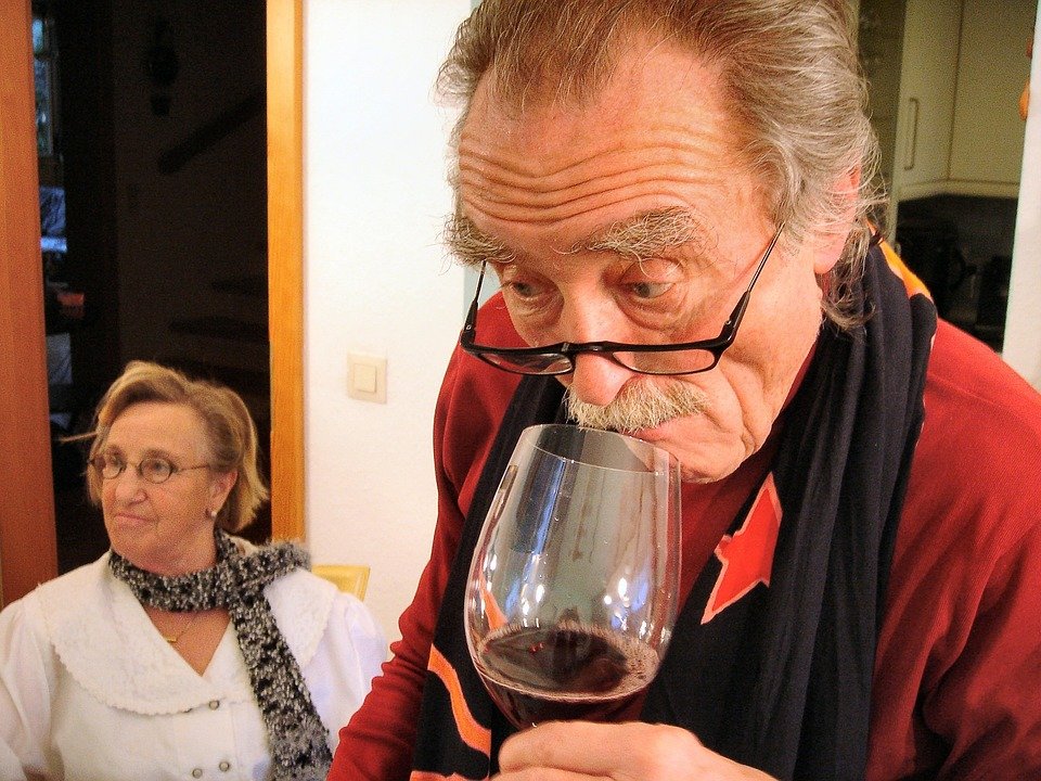 Wine, Drink, Wine Glass, Red Wine, Alcohol, Seniors